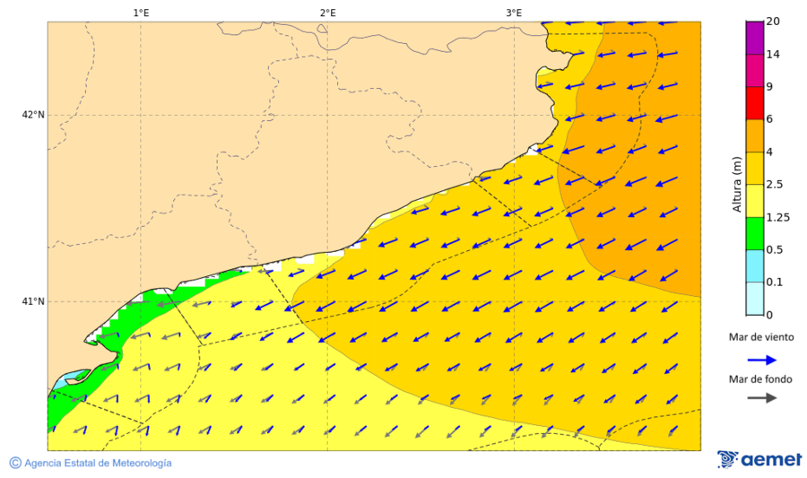 Imatge de zones costaneres&nbsp;dilluns, 19 de gener  2026 19:00