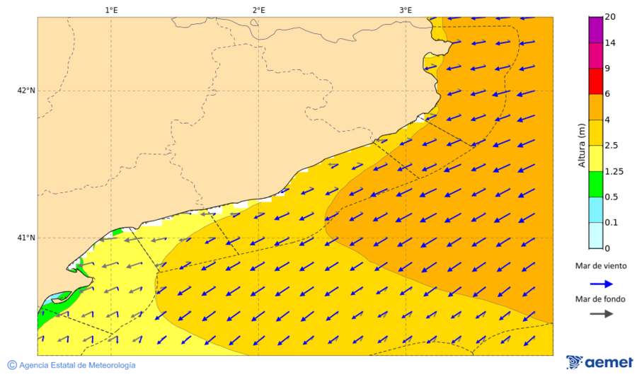 Imatge de zones costaneres&nbsp;dilluns, 19 de gener  2026 22:00