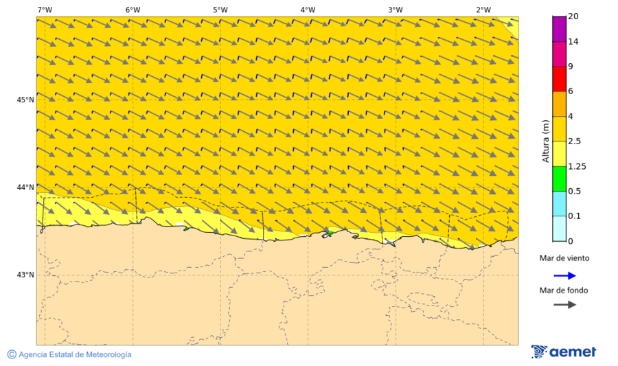 Imatge de zones costaneres&nbsp;diumenge, 18 de gener  2026 07:00