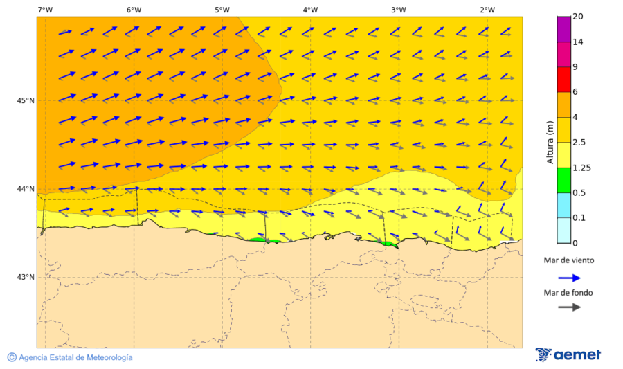 Kostaldeetako irudia&nbsp;asteartea, 2026ko urtarrilak 27, ordua: 07:00