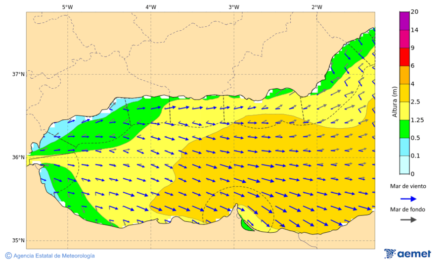 Imatge de Zones Costaneres&nbsp;dissabte, 14 de febrer  2026 22:00