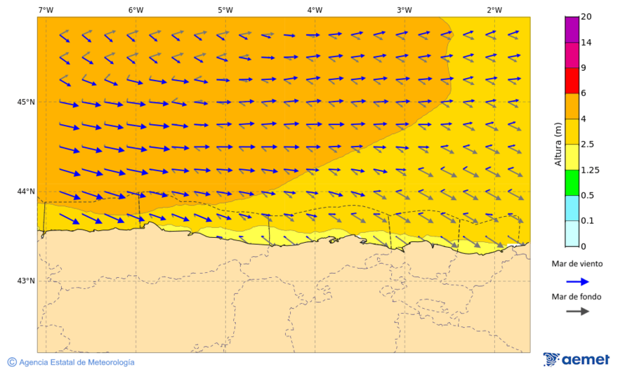 Imaxe de Zonas Costeiras&nbsp;m�rcores, 18 febreiro  2026 22:00