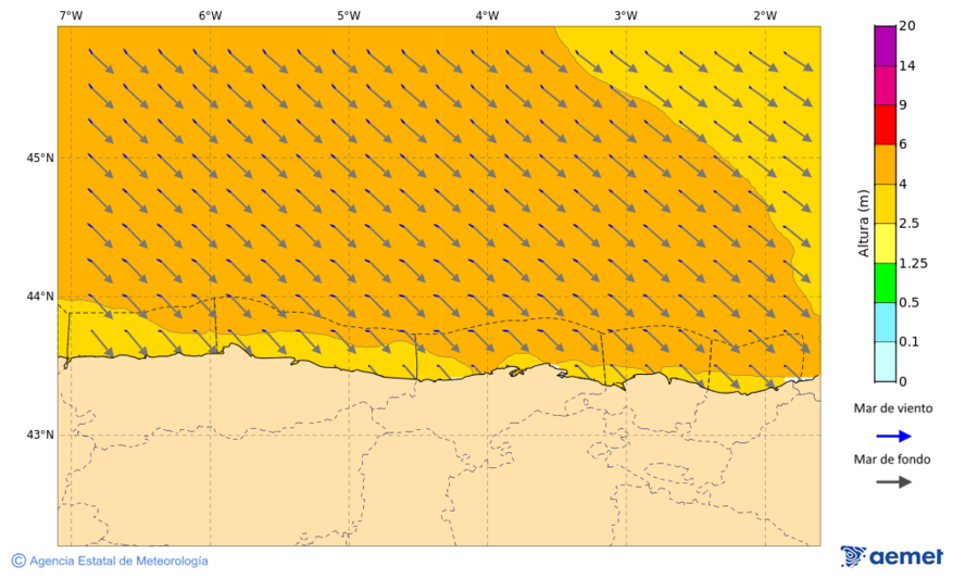 Kostaldeetako irudia&nbsp;asteartea, 2026ko martxoak 17, ordua: 07:00