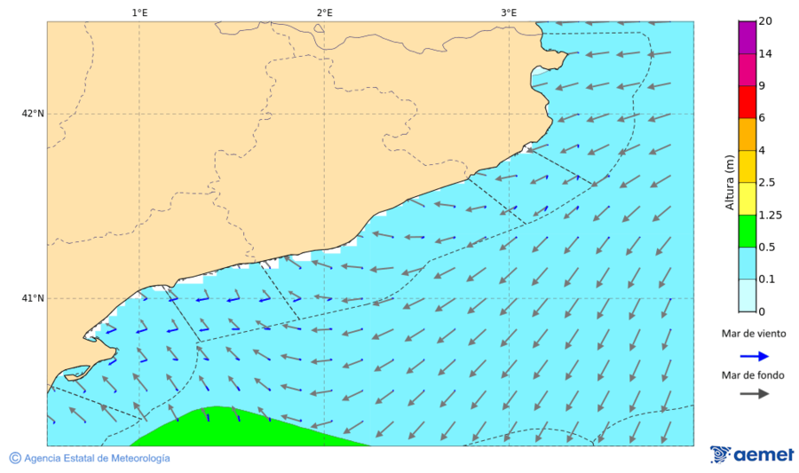Kostaldeetako irudia&nbsp;asteazkena, 2026ko martxoak 18, ordua: 07:00