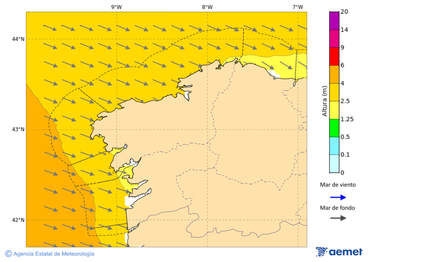 Imaxe de Zonas Costeiras&nbsp;m�rcores, 8 abril  2026 05:00