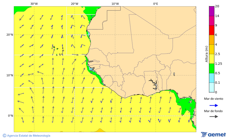 Atl�ntic al sud de 35� N&nbsp;dilluns, 25 de maig  2026 06:00