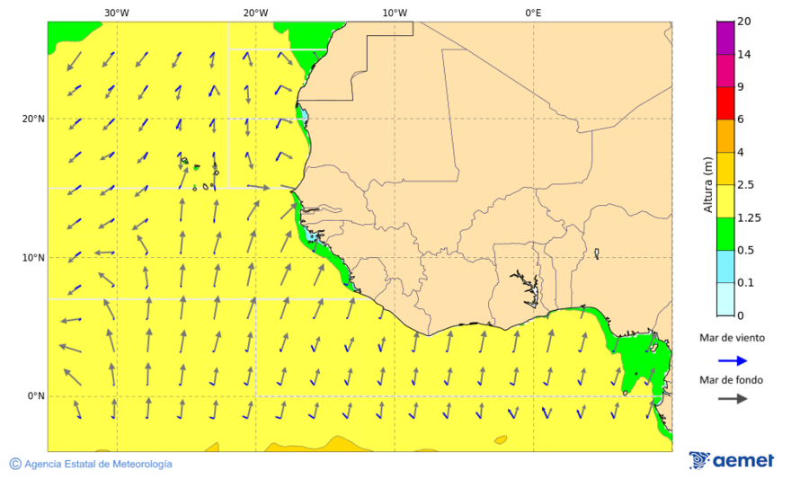 Atl�ntic al sud de 35� N&nbsp;dilluns, 25 de maig  2026 09:00