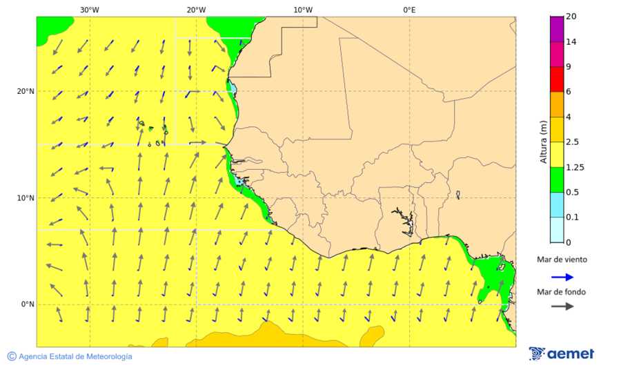 Atl�ntic al sud de 35� N&nbsp;dilluns, 25 de maig  2026 15:00