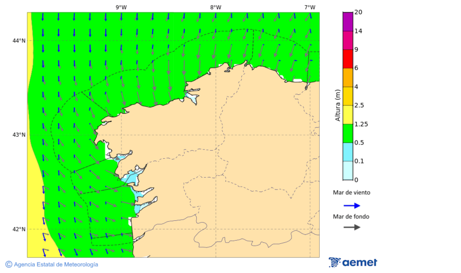Imatge de zones costaneres&nbsp;dissabte, 25 de juliol  2026 08:00