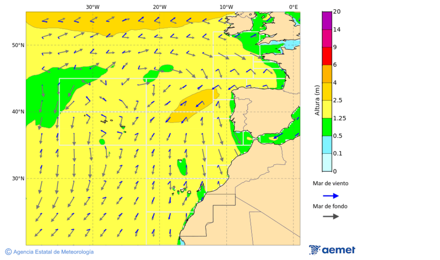 Oc�ano Atl�ntico al norte de 30� N&nbsp;domingo, 04 octubre 2026 a las 18:00