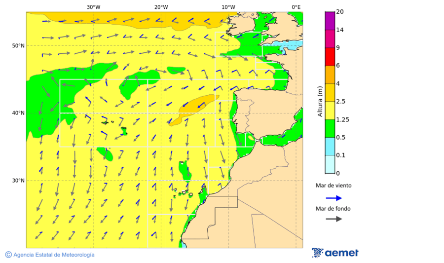 Oc�ano Atl�ntico al norte de 30� N&nbsp;lunes, 05 octubre 2026 a las 00:00