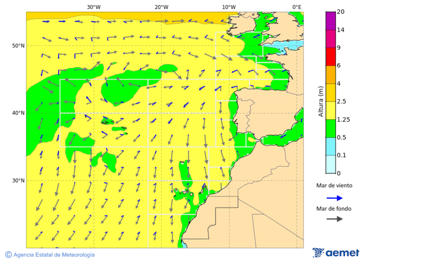 Oc�ano Atl�ntico al norte de 30� N&nbsp;lunes, 05 octubre 2026 a las 09:00