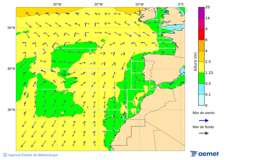 Oc�ano Atl�ntico al norte de 30� N&nbsp;martes, 06 octubre 2026 a las 00:00