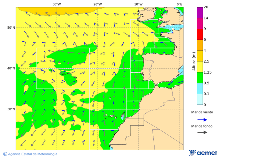 Oc�ano Atl�ntico al norte de 30� N&nbsp;martes, 06 octubre 2026 a las 09:00