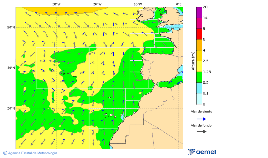Oc�ano Atl�ntico al norte de 30� N&nbsp;martes, 06 octubre 2026 a las 12:00