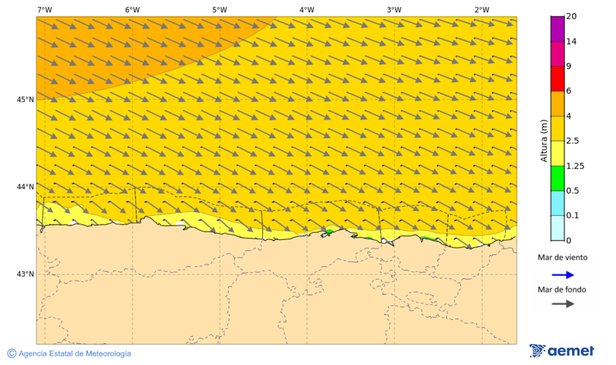 Imagen de Zonas Costeras&nbsp;mi�rcoles, 28 octubre 2026 a las 07:00