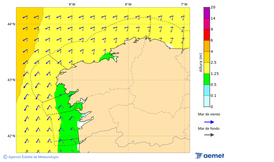 Imaxe de Zonas Costeiras&nbsp;m�rcores, 4 novembro  2026 01:00