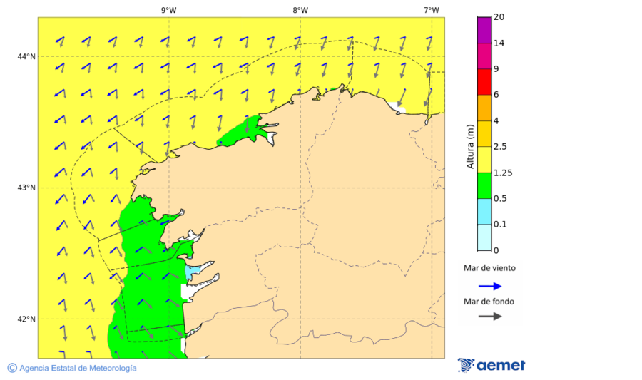 Imaxe de Zonas Costeiras&nbsp;m�rcores, 4 novembro  2026 07:00