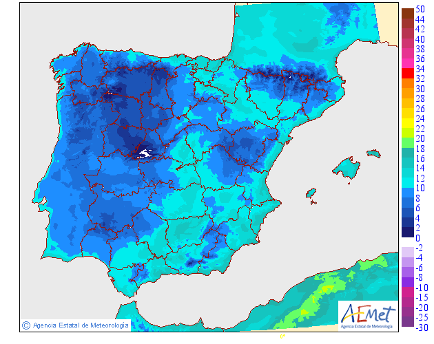 Temperaturas mnimas