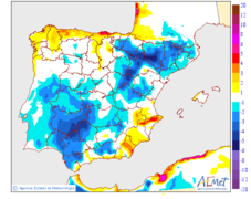 Variacin de las temperaturas mximas respecto al da anterior