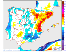 Variacin de las temperaturas mximas respecto al da anterior