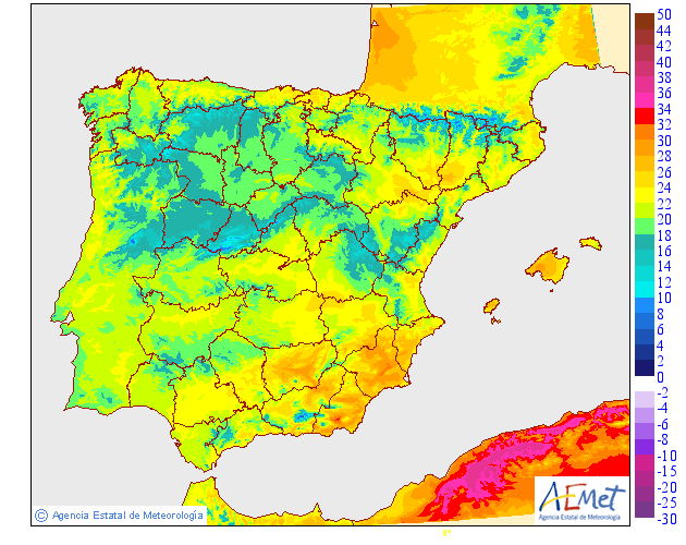Temperaturas mximas