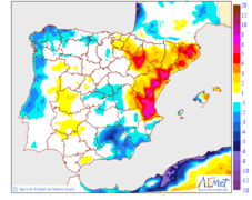 Variacin das temperaturas mximas respecto ao da anterior