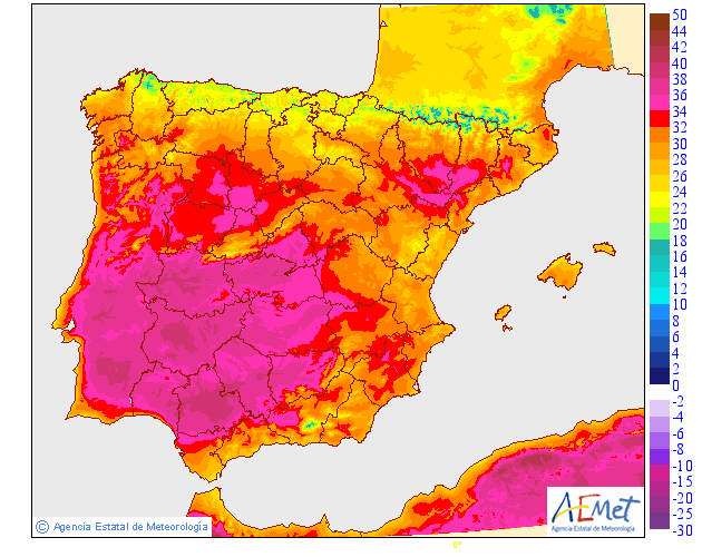 Temperaturas mximas