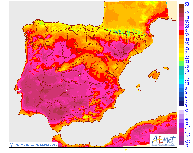 Temperaturas mximas