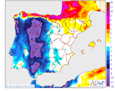 Variation des tempratures maximales par rapport au jour prcdent