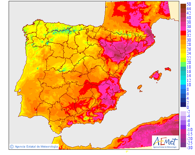 Tempratures maximales
