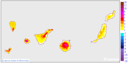 Variacin das temperaturas mximas respecto ao da anterior