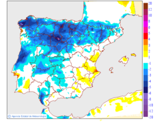 Variaci de les temperatures mximes respecte al dia anterior