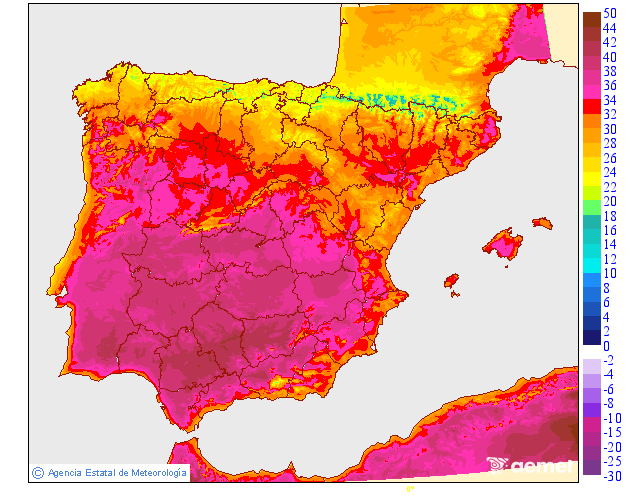 Temperaturas mximas