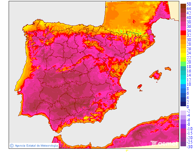 Temperaturas mximas