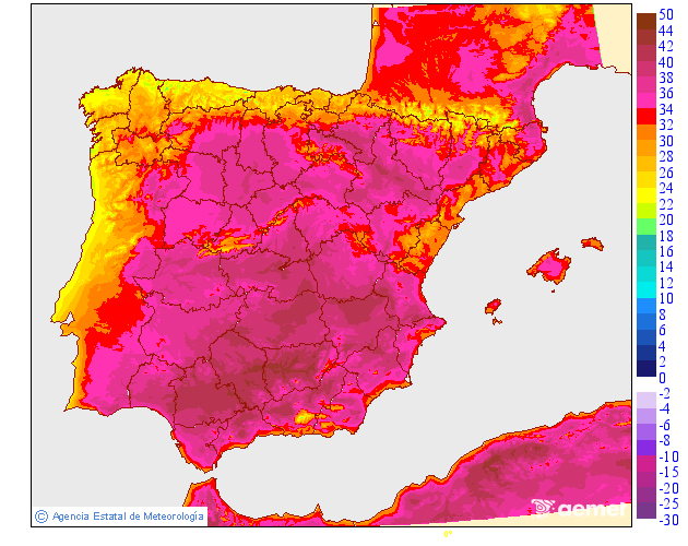 Temperaturas mximas