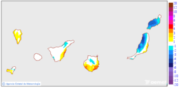 Variacin de las temperaturas mximas respecto al da anterior