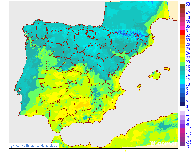 Minimum temperatures