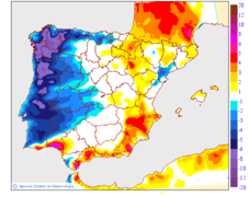 Variaci de les temperatures mximes respecte al dia anterior