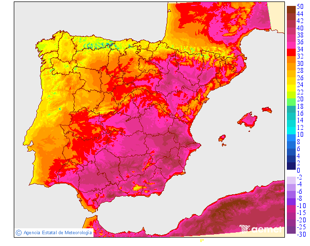 Temperaturas mximas