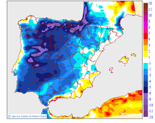 Variacin de las temperaturas mximas respecto al da anterior