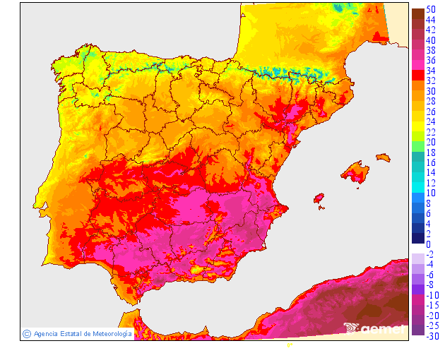 Temperaturas mximas