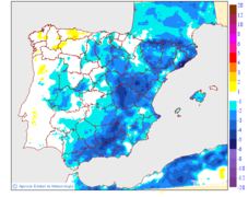 Variation des tempratures minimales par rapport au jour prcdent