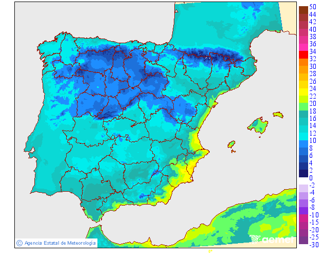 Temperatures mnimes