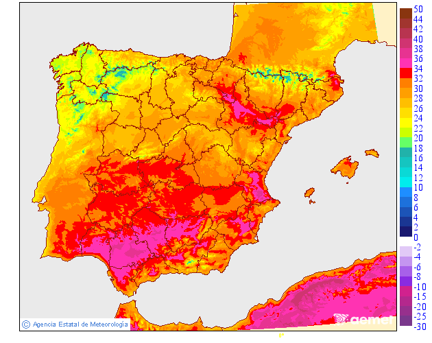 Temperaturas mximas