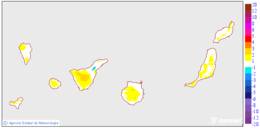 Variaci de les temperatures mnimes respecte al dia anterior