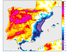 Variaci de les temperatures mximes respecte al dia anterior