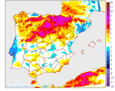 Variaci de les temperatures mnimes respecte al dia anterior