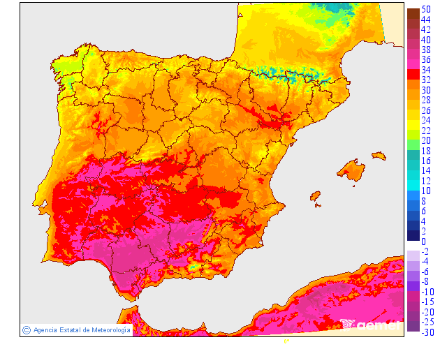 Temperaturas mximas