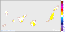 Variacin das temperaturas mnimas respecto ao da anterior